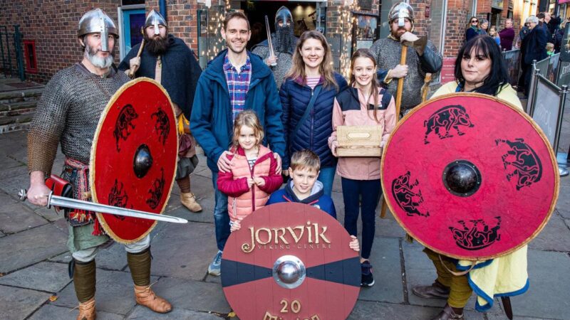 Major landmark for JORVIK Viking Centre as it welcomes 20 millionth visitor!