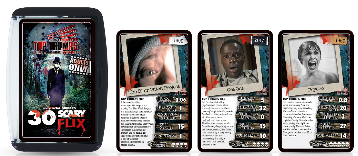 TOP TRUMPS GOES SPOOKY THIS HALLOWEEN WITH CARD GAME…