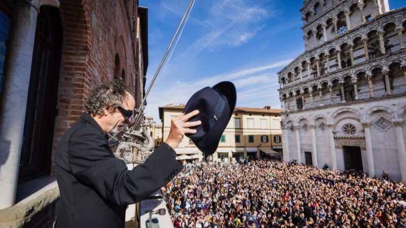 The visionary director Tim Burton was the guest of honour at Lucca Comics & Games 2022