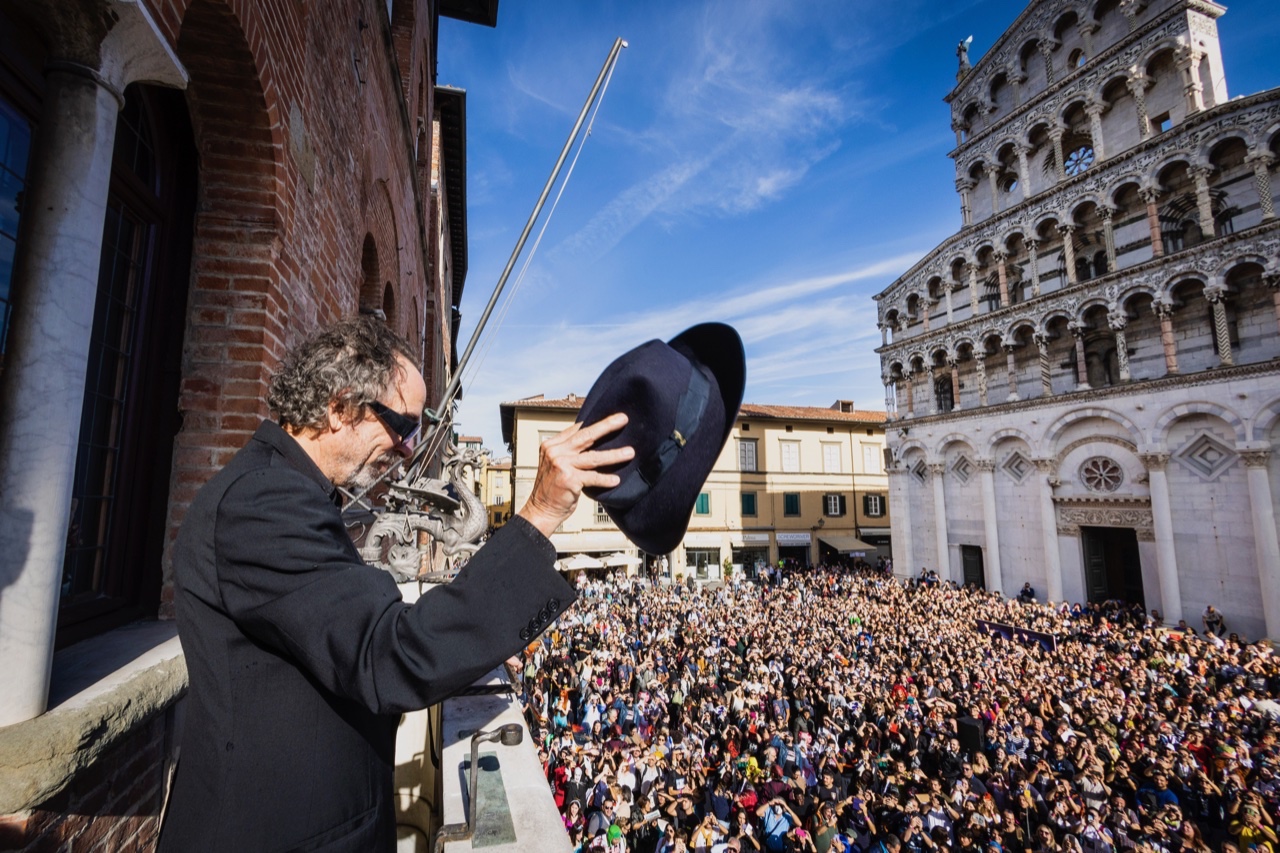The visionary director Tim Burton was the guest of honour at Lucca Comics & Games 2022