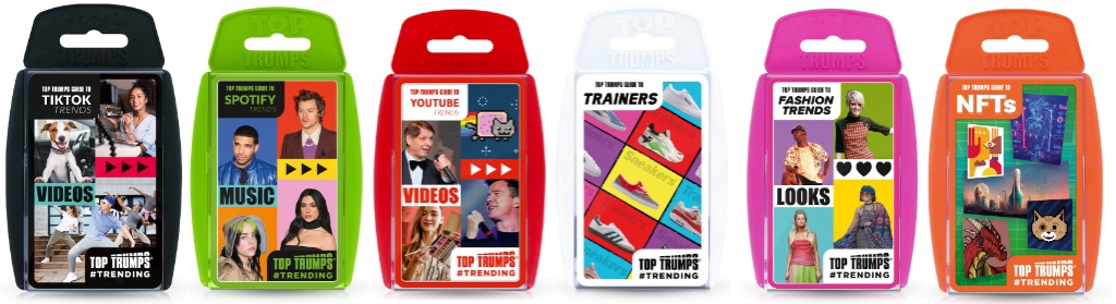 TOP TRUMPS LAUNCHES NEW BRAND PACKS ON HOT, TRENDING TOPICS IN THE RUN UP TO CHRISTMAS