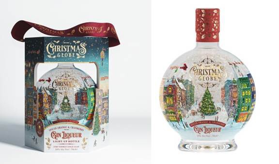 Introducing the NEW Christmas Globe Gin Liqueur