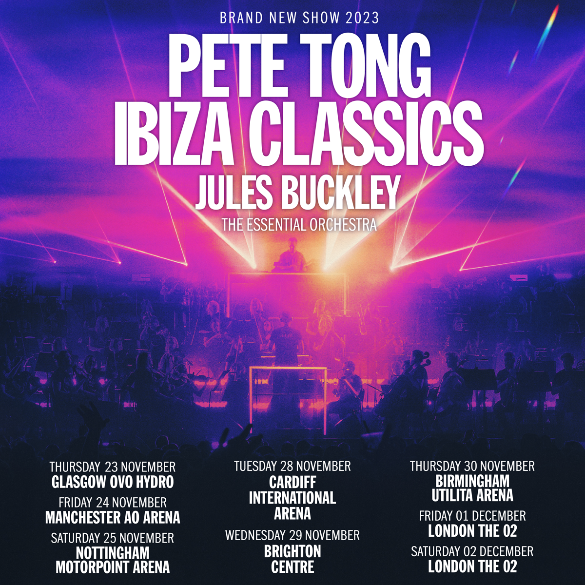 PETE TONG IBIZA CLASSICS – BRAND NEW SHOW FOR 2023 ANNOUNCED
