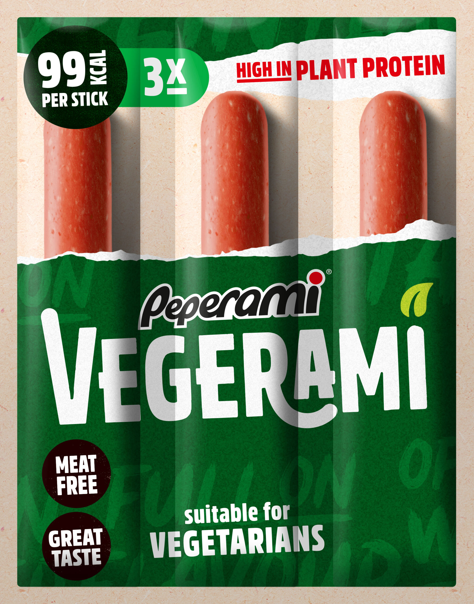 Peperami has developed a range of flavoursome vegetarian snacks