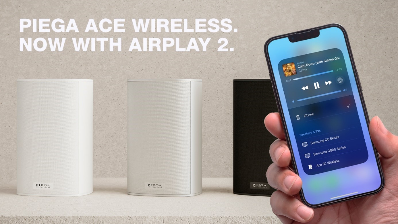 PIEGA Launches Ace Wireless Series Now With Airplay 2