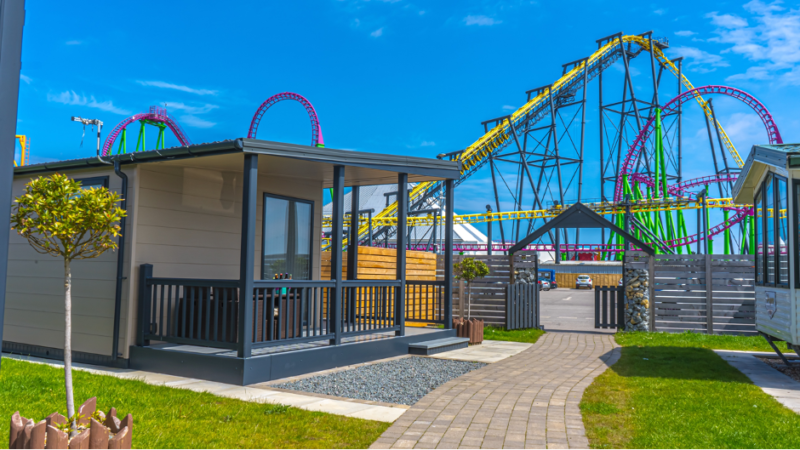 FANTASY ISLAND: Sleep metres away from popular UK theme park