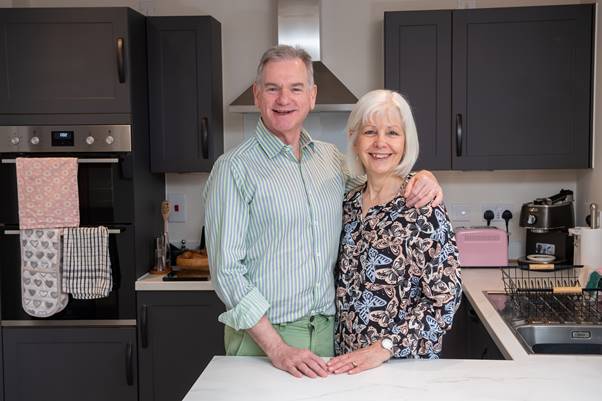 RETIREES SAY NORTHAMPTONSHIRE NEW BUILD IS THE PERFECT HOME FOR THEM