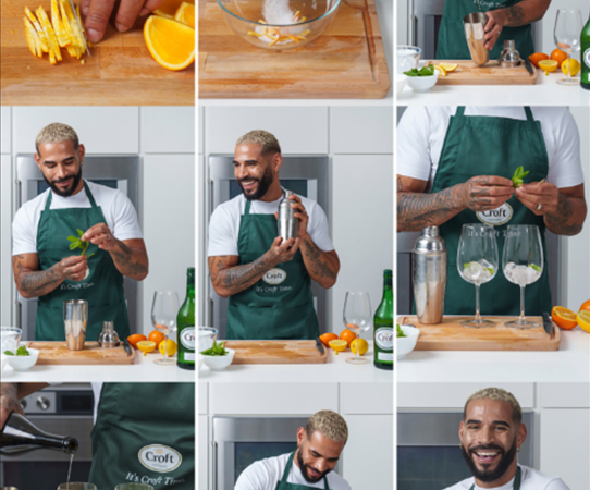cocktail recipe for summer created by GBBO Finalist Sandro Farmhouse – There’s a new Spritz in town – the Sherry Spritz
