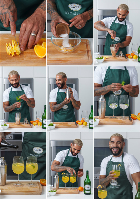 cocktail recipe for summer created by GBBO Finalist Sandro Farmhouse – There’s a new Spritz in town – the Sherry Spritz