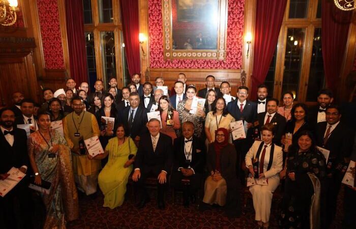 Leadership awards bring Natasha Makhijani and the Oliver Sanderson Group to the House of Lords