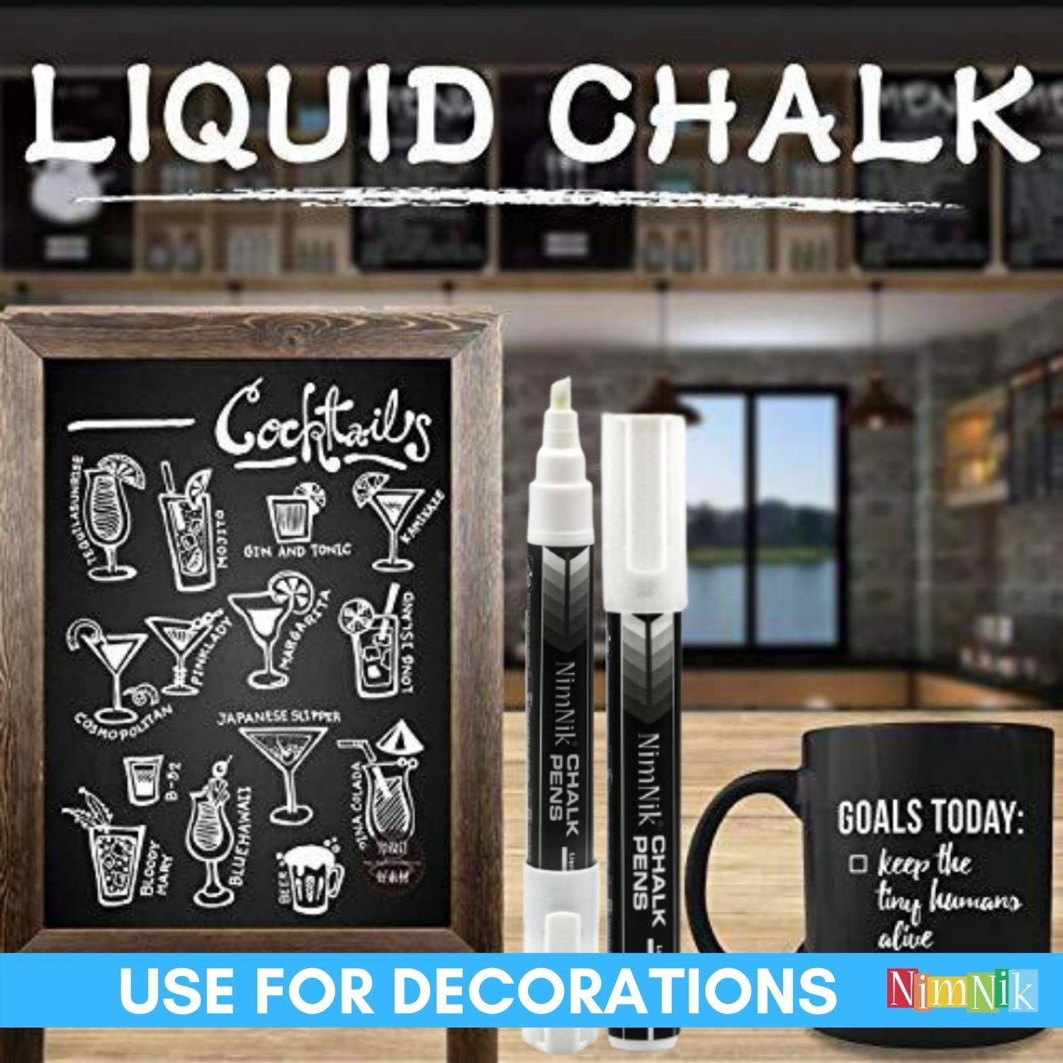 NimNik Celebrates Best-Selling Product – White Liquid Chalk Marker Pens on Amazon UK with Exclusive Deal