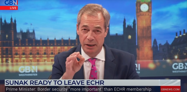 FARAGE: I DON’T BELIEVE RISHI WILL STOP ILLEGAL IMMIGRATION
