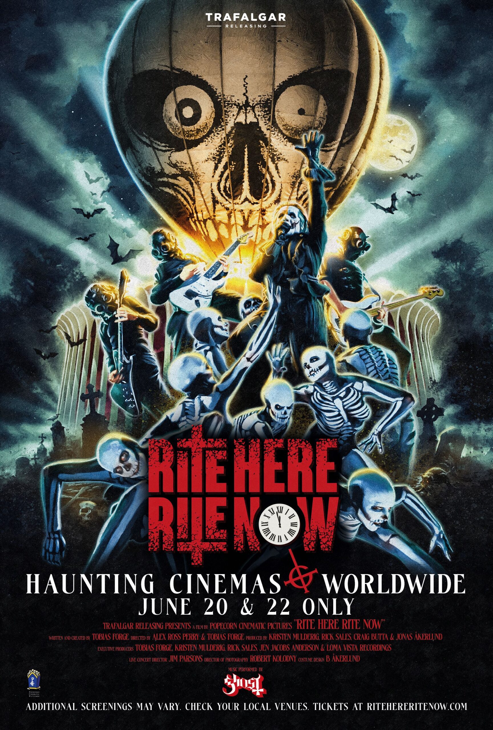 GHOST Announces Debut Feature Film ‘RITE HERE RITE NOW’ In Cinemas Worldwide