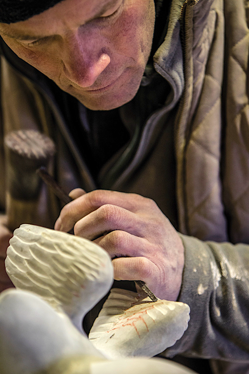 Expert sculptor Nicolas Moreton to run stone carving course in rural Leicestershire