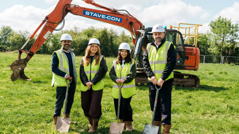 Work commences on 40 brand-new homes in Anstey