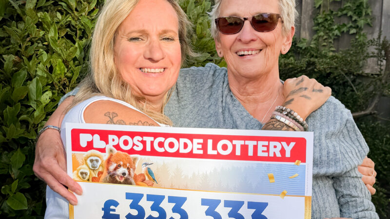 Stunned Lorraine, 73, pockets £333,333 with Postcode Lottery