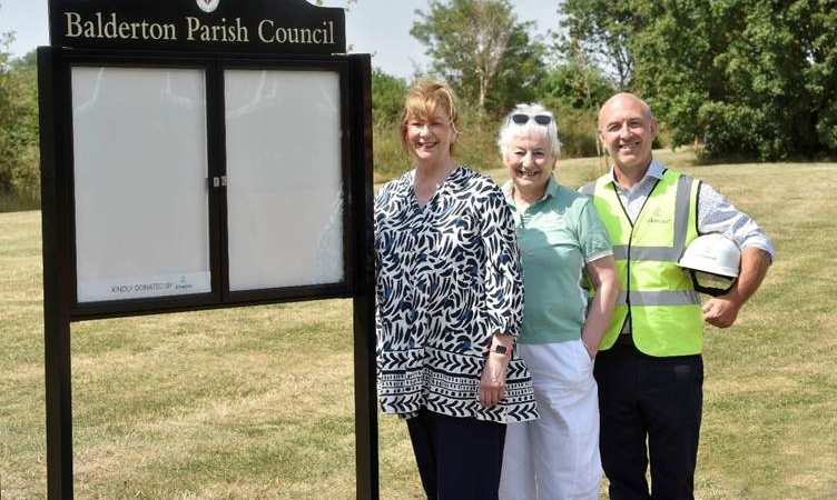 New noticeboard keeps Balderton community connected