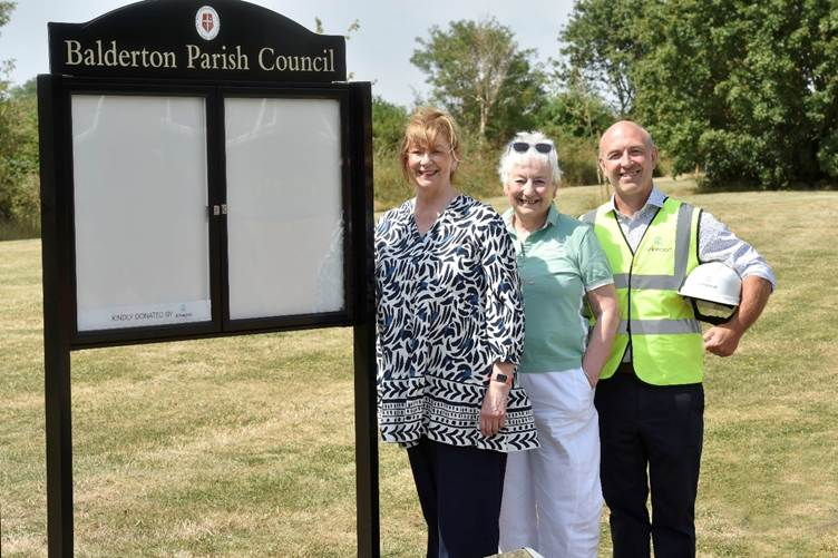 New noticeboard keeps Balderton community connected