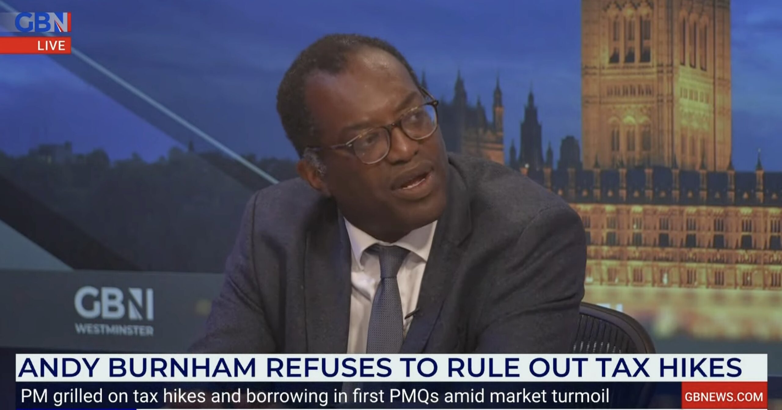 Kwarteng warns Burnham: Bringing up the ghost of Truss and I didn’t work for Starmer so why should it work for you?