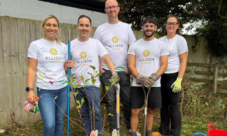 Allison Homes East Midlands volunteers lend a helping hand at Mountsorrel primary school