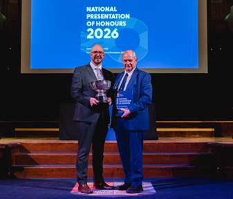 Derbyshire lifesavers receive two major awards in recognition of their dedication to water safety from The Royal Life Saving Society UK